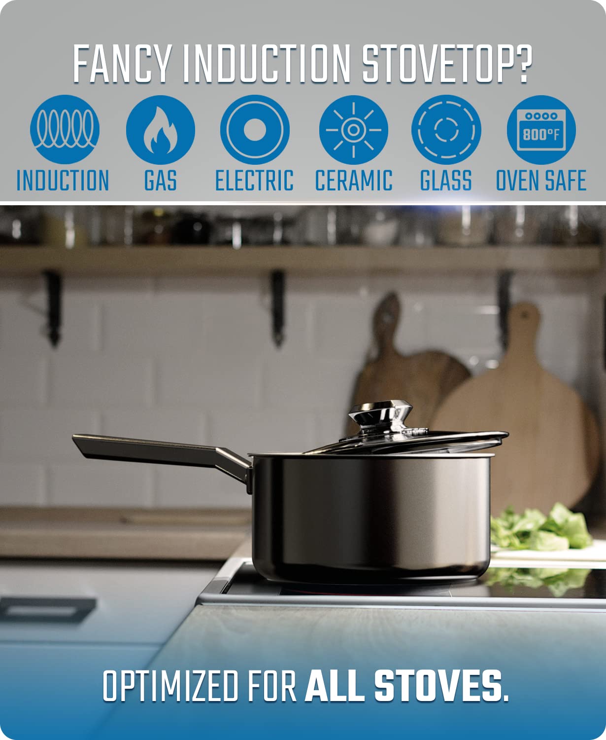 DALSTRONG 3 QT Stock Pot - The Oberon Series - 3-Ply Aluminum Core Cookware - Silver - w/Lid & Pot Protector - Image 6