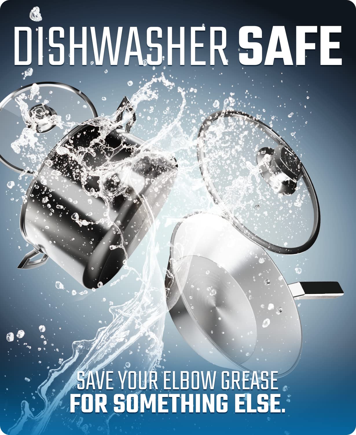 DALSTRONG 3 QT Stock Pot - The Oberon Series - 3-Ply Aluminum Core Cookware - Silver - w/Lid & Pot Protector - Image 7