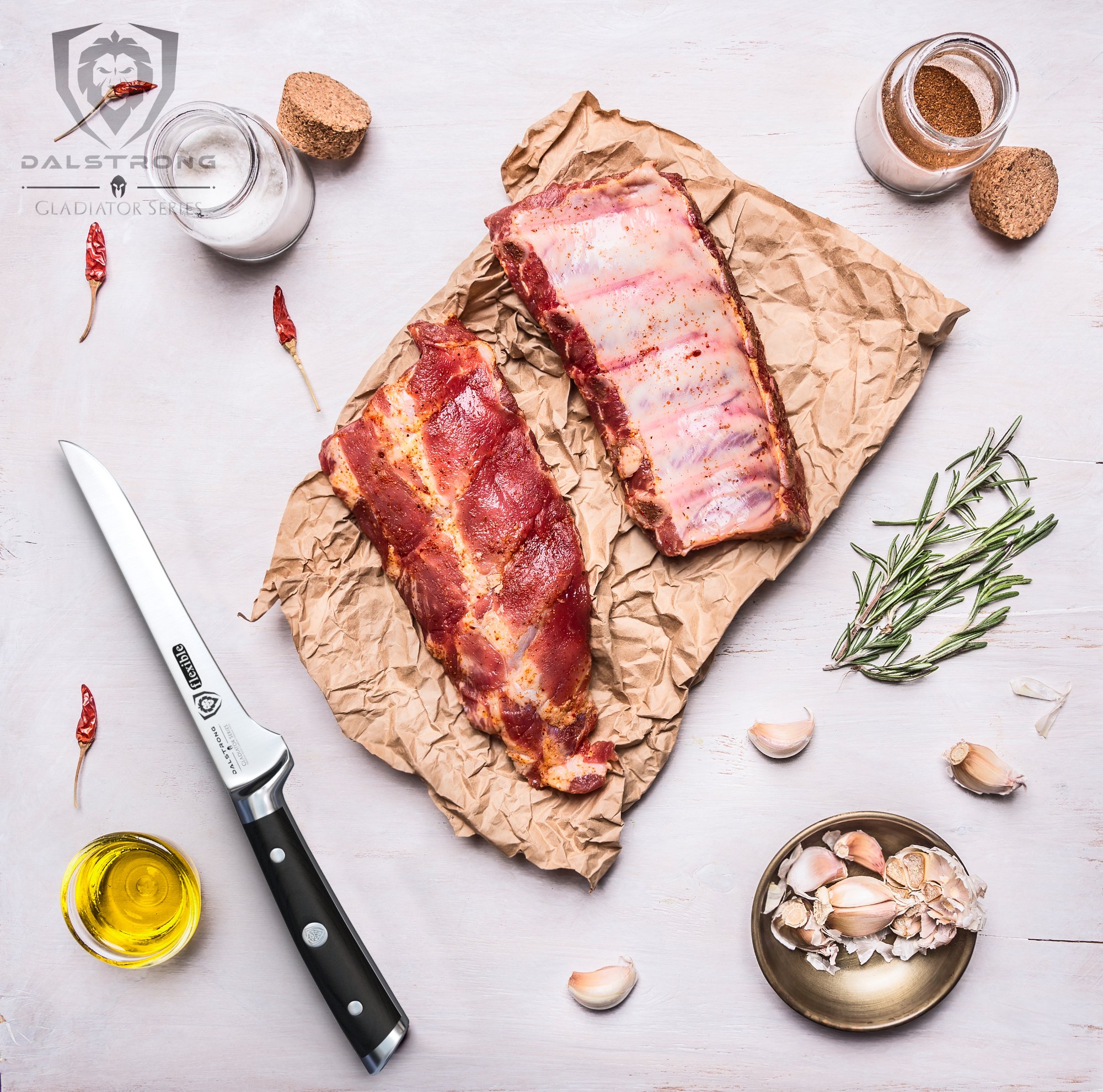 Dalstrong Boning Knife - 6 inch - Gladiator Series Elite - Forged German High-Carbon Steel Kitchen Knife - Razor Sharp - Black G10 Handle - w/Sheath - NSF Certified - Image 7