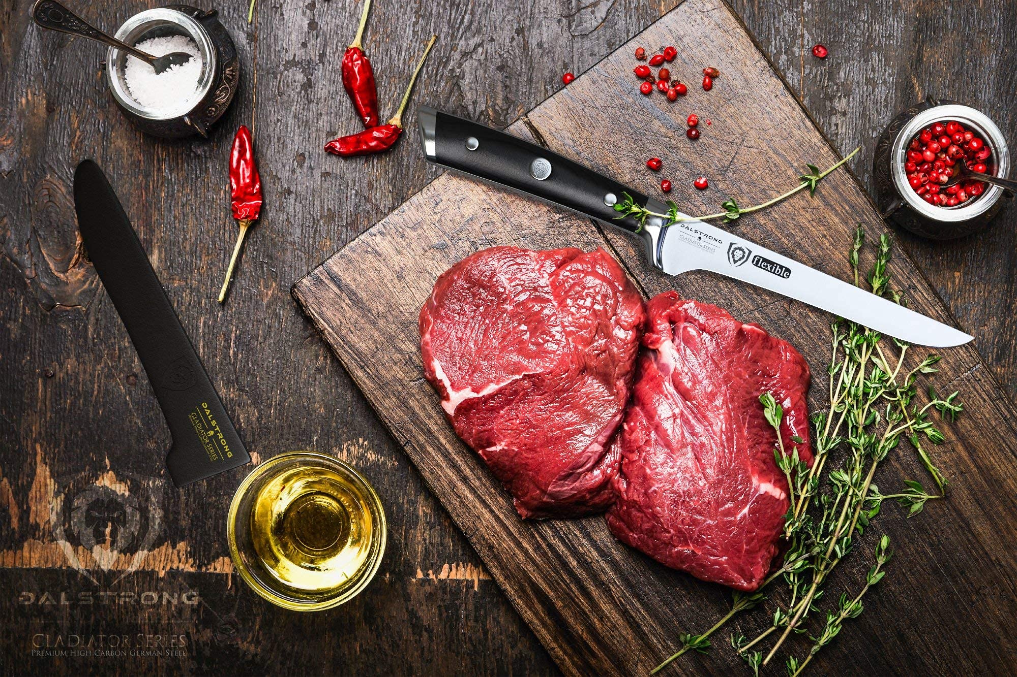 Dalstrong Boning Knife - 6 inch - Gladiator Series Elite - Forged German High-Carbon Steel Kitchen Knife - Razor Sharp - Black G10 Handle - w/Sheath - NSF Certified - Image 9