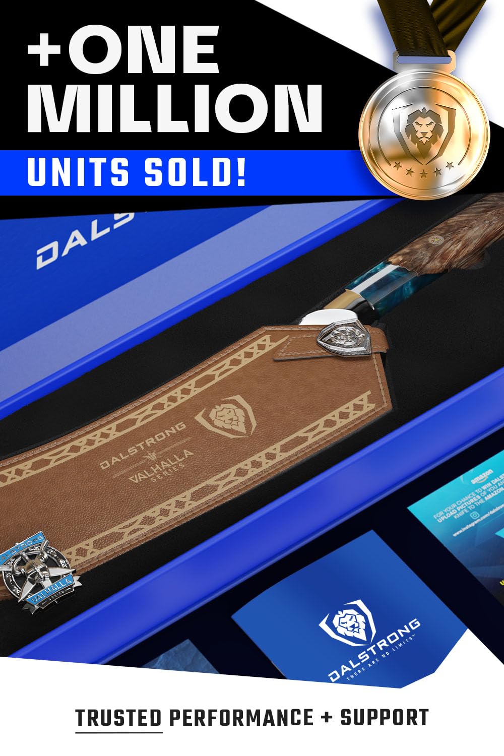 Dalstrong Bull-Nose Butcher Knife - 10 inch - Valhalla Series - 9CR18MOV HC Steel Kitchen Knife - Celestial Resin & Wood Handle - Razor Sharp BBQ Meat Knife Gift - Breaking Knife - Leather Sheath - Image 6