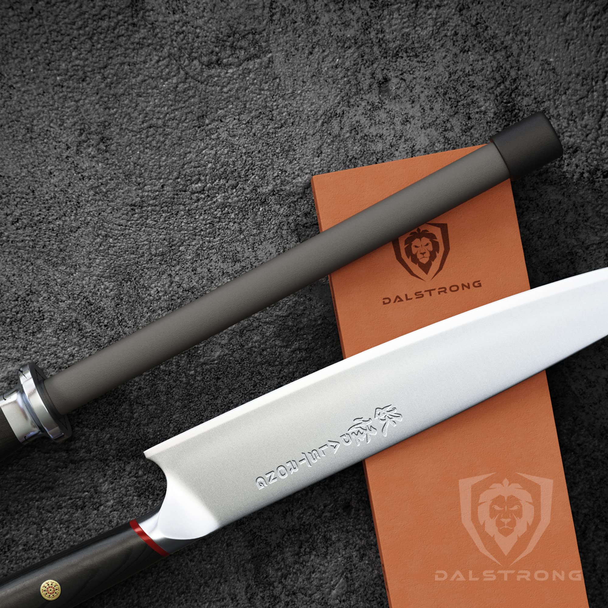 Dalstrong Honing Rod - 10 inch - G10 Handle - Stainless Steel Core - Scratch-Free Ceramic Coating - Kitchen Knife Sharpener Chef Knife Polish - Professional Honing Steel - Sharpening Rod - Image 8