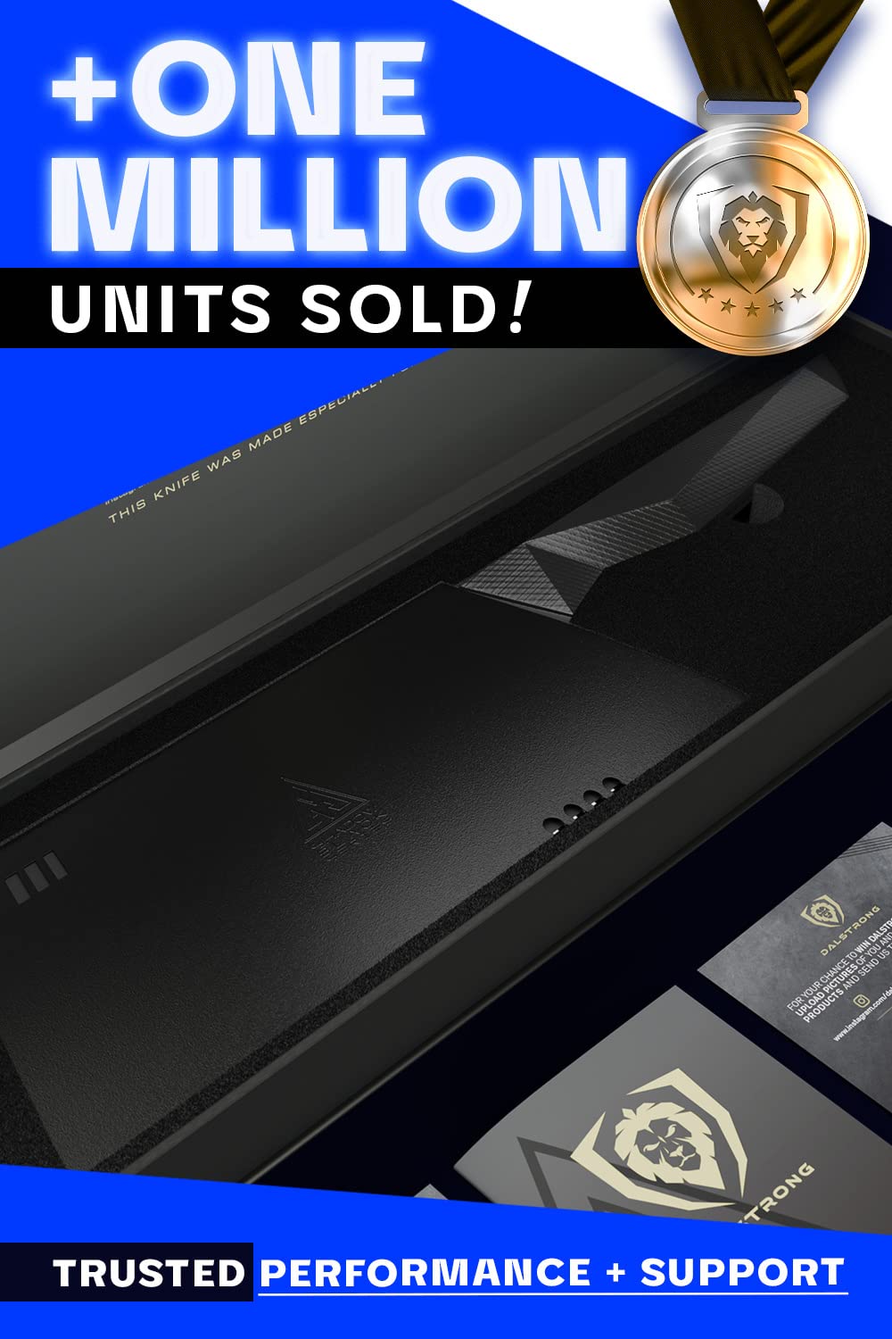 Dalstrong Meat Cleaver Knife-7"-Shadow Black Series-Titanium Nitride Coated-High Carbon Vacuum Treated Steel-Razor Sharp Kitchen Knife Gift-Sheath-NSF Certified - Image 6