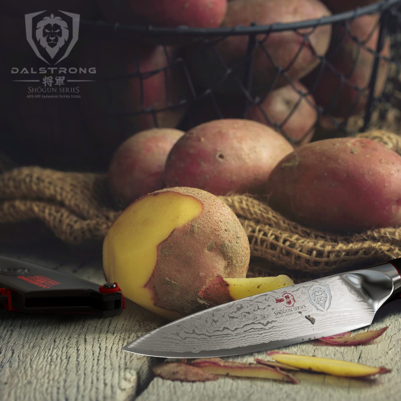 Dalstrong Paring Knife - 3.5 inch - Shogun Series ELITE - Damascus - AUS-10V Japanese Super Steel Kitchen Knife - Vacuum Treated - Vegetable, Fruit Knife - Razor Sharp Cooking Chef's Knife - w/Sheath - Image 8