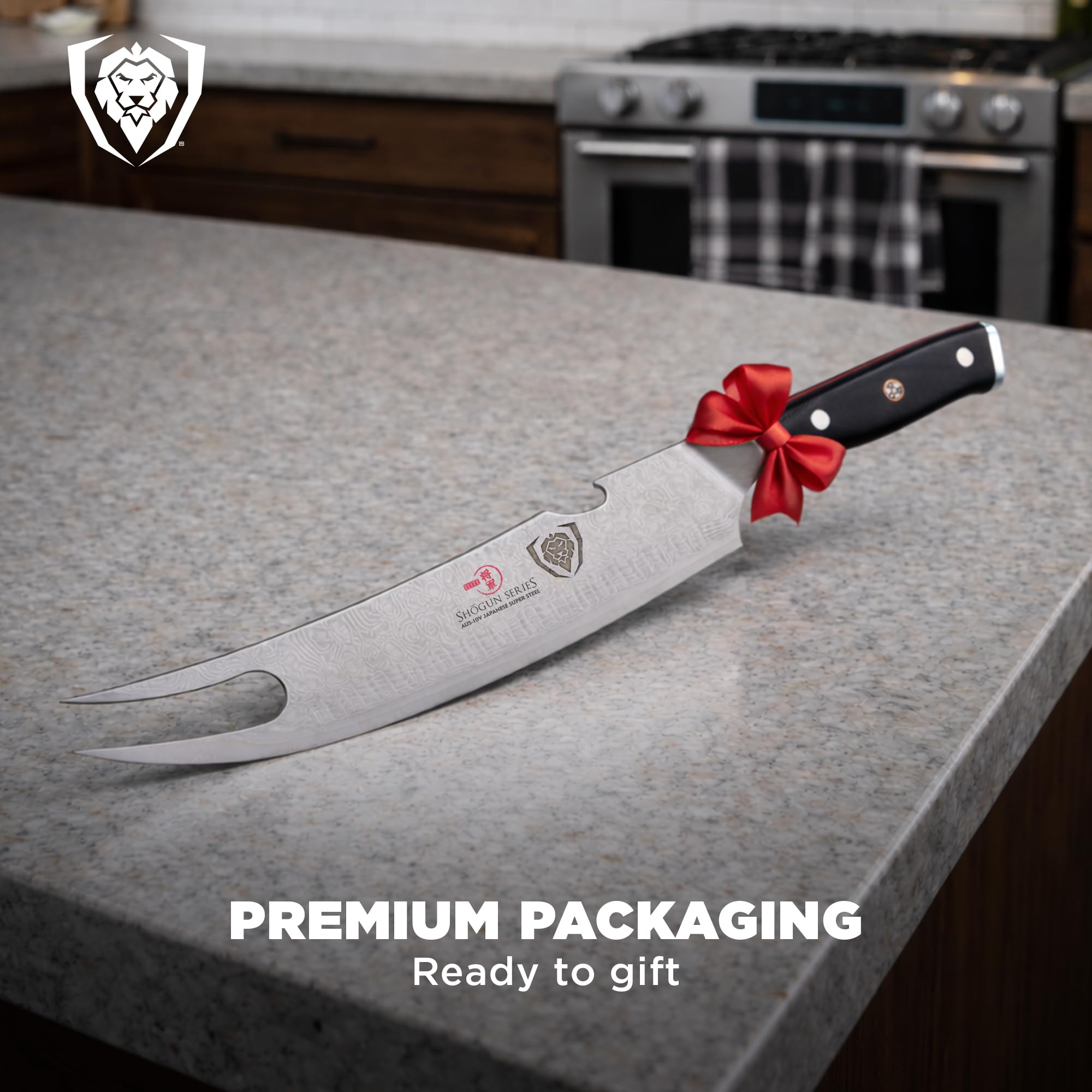 Dalstrong Pitmaster BBQ & Meat Knife - 8 inch - Shogun Series ELITE - Forked Tip & Bottle Opener - Japanese AUS-10V Super Steel Kitchen Knife - G10 Handle - Razor Sharp - w/Sheath - Image 7