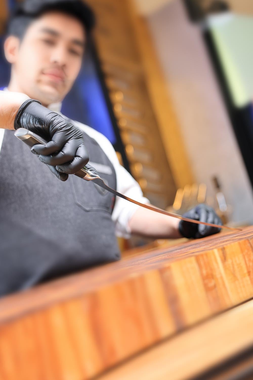 Dalstrong Spanish Style Meat & Ham Slicer - 12 inch - Gladiator Series Elite - German High Carbon Steel - w/Sheath - NSF Certified - Image 7